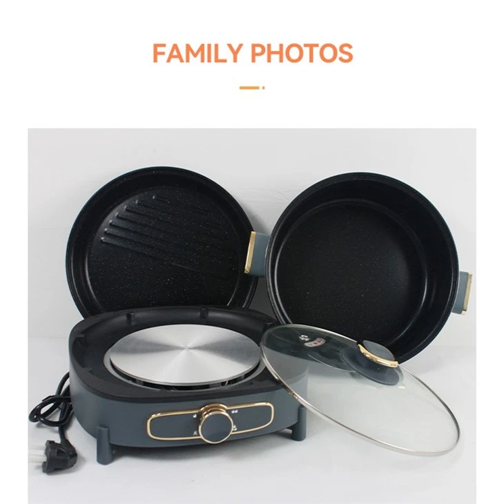 Electric Skillet With Frying Pan